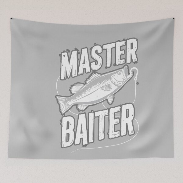 Item preview, Master Baiter Meme Bass Fishing Humor Fish Fan Fisherman designed and sold by mjohnson9.