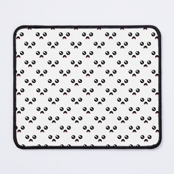 Item preview, Cute kawaii surprised heart eyes face pattern designed and sold by BlushyPrint.