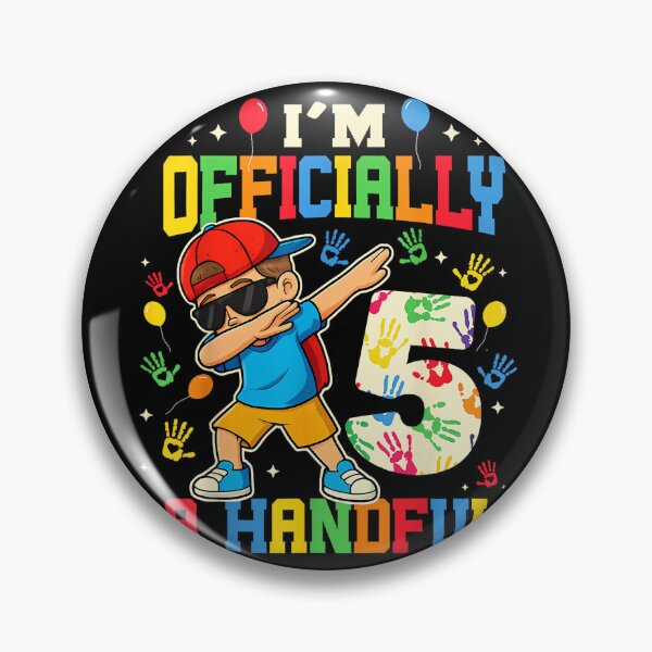 Item preview, Kids I'm Officially A Handful Five Cool 5th Birthday Turning designed and sold by JanetteNWillis.