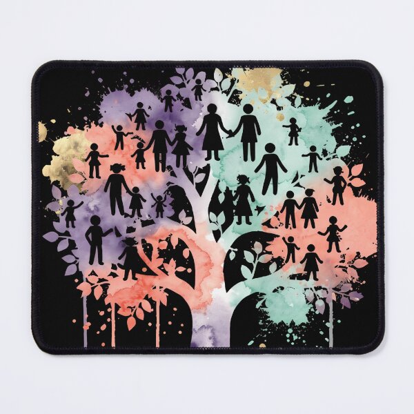 Item preview, Family Day Watercolor Tree of Families Design designed and sold by Ekracreatives.