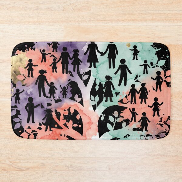 Item preview, Family Day Watercolor Tree of Families Design designed and sold by Ekracreatives.