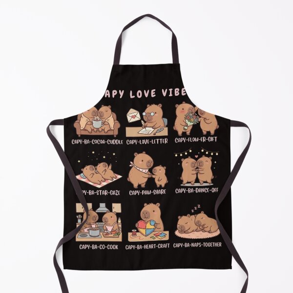Item preview, Capy Love Vibes: Cute Capybara Relationship & Hobby Stickers designed and sold by sanorastyle.