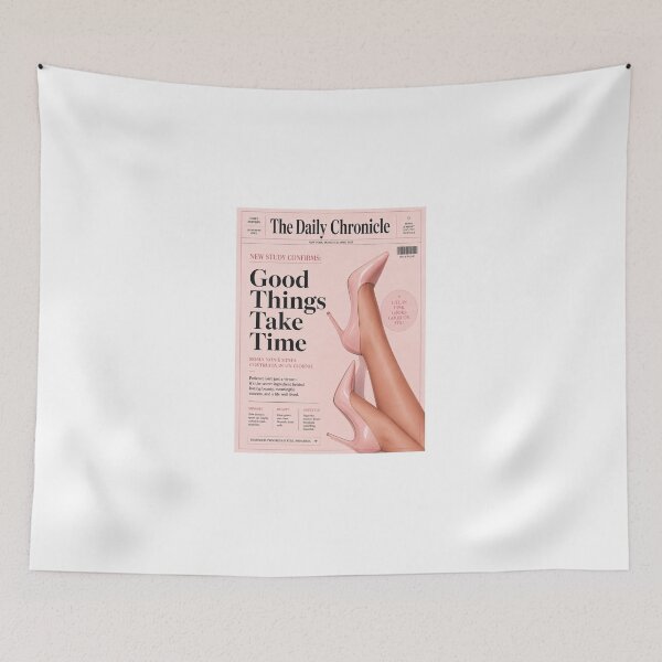 Item preview, Good Things Take Time girly poster  designed and sold by AveniaOficial.