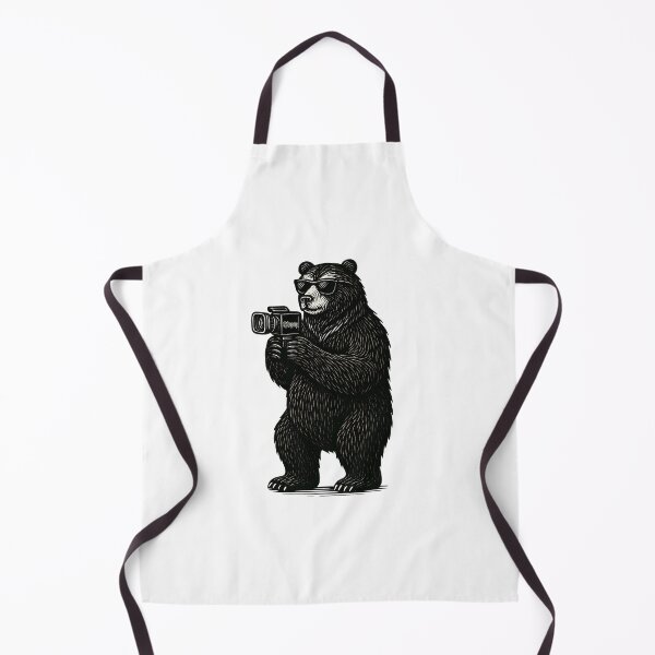 Item preview, Cool Andean Bear Filmmaker Retro Wildlife Art designed and sold by QhapaqStore.