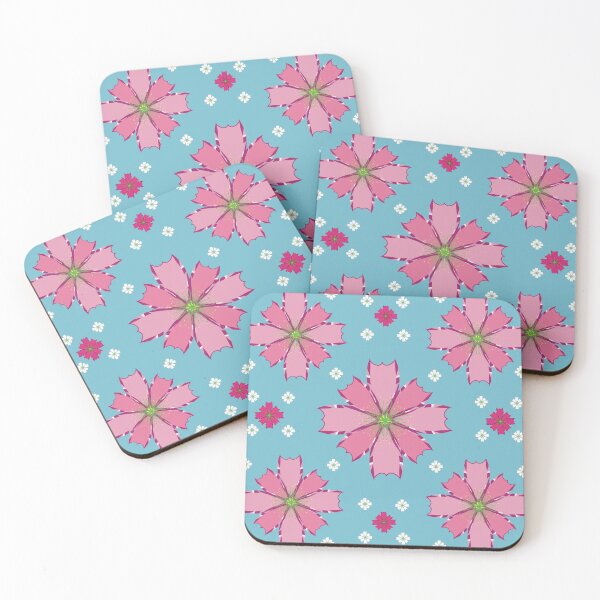 Item preview, Pink Floral Seamless Pattern | Cute Spring Blossom Aesthetic Design designed and sold by Ihca.