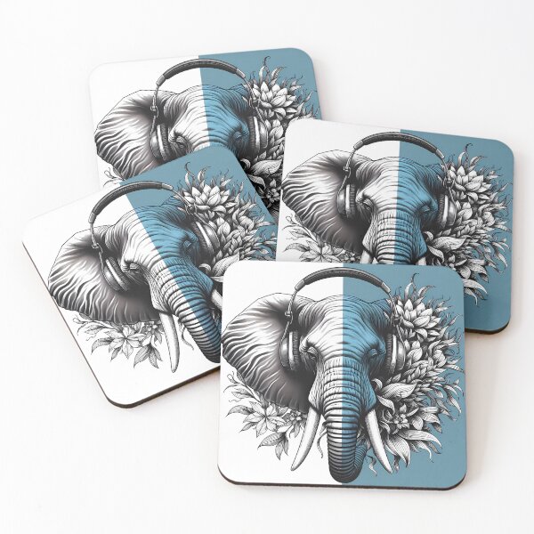 Item preview, Jungle Rhythms - Blue version designed and sold by heptenart.