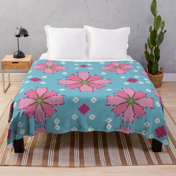 Item preview, Pink Floral Seamless Pattern | Cute Spring Blossom Aesthetic Design designed and sold by Ihca.