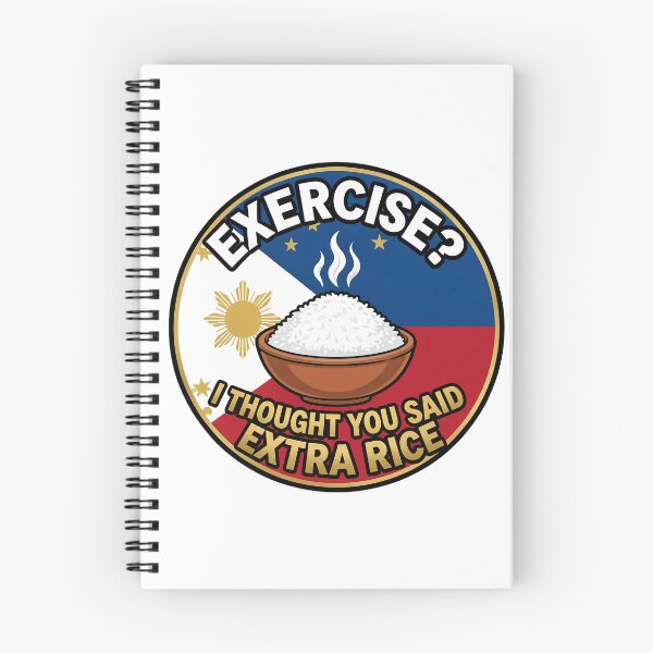 Item preview, Funny Filipino - Extra Rice Not Exercise designed and sold by CutOutIdols.