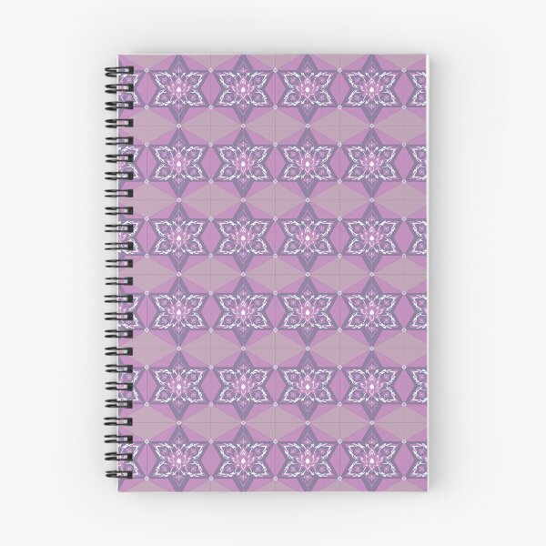 Item preview, Lavender and Pink Thai Lotus Asanoha Pattern designed and sold by Novalgic.
