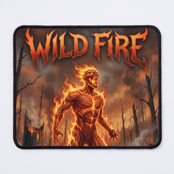 Item preview, Wild Fire – Flaming Forest Monster | Wildfire Dark Fantasy Art 2 designed and sold by WordPlayStudio.