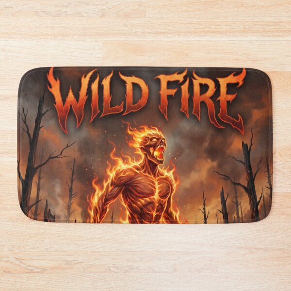 Item preview, Wild Fire – Flaming Forest Monster | Wildfire Dark Fantasy Art 2 designed and sold by WordPlayStudio.