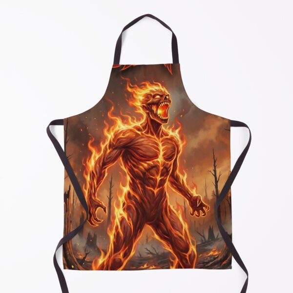 Item preview, Wild Fire – Flaming Forest Monster | Wildfire Dark Fantasy Art 2 designed and sold by WordPlayStudio.