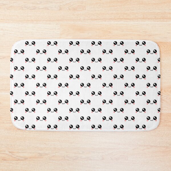 Item preview, Cute kawaii owo heart eyes face pattern designed and sold by BlushyPrint.