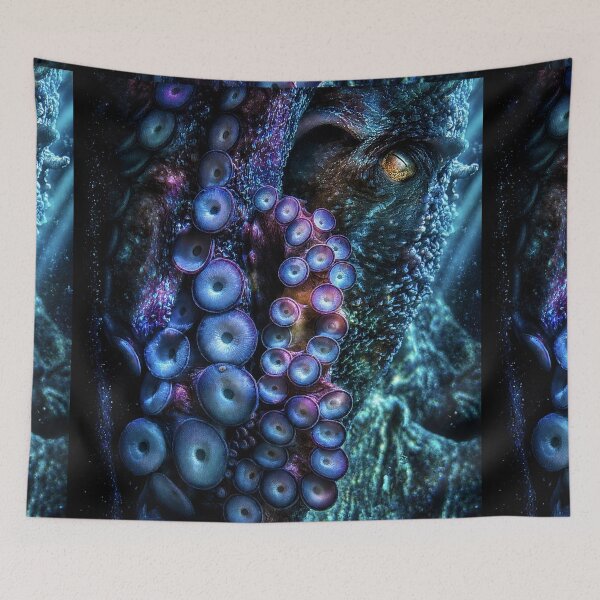 Item preview, Bioluminescent Kraken Eye designed and sold by Kimberly Palmer.