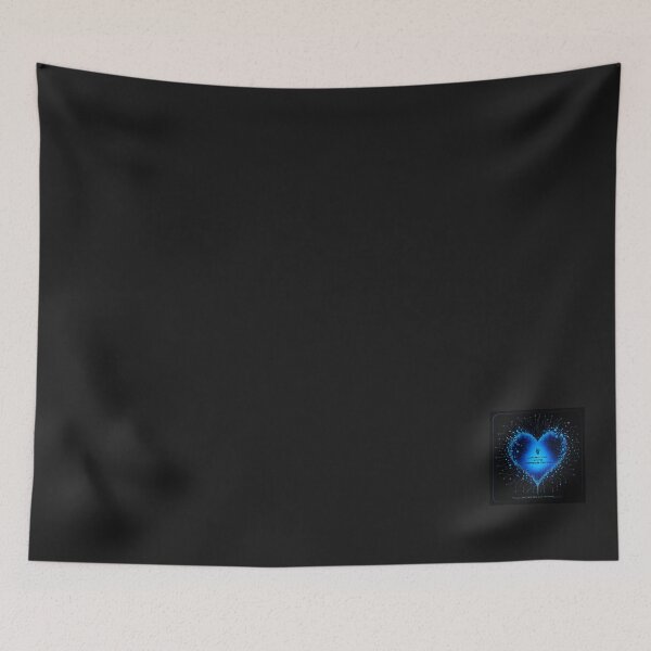 Item preview, Loved You Into Persistence | Blue Cyber Heart Glitch Design designed and sold by GlitchWifie.