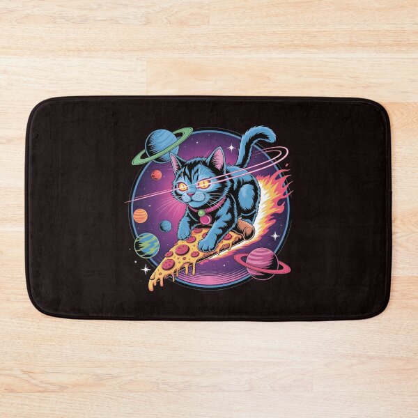 Item preview, Space Cat Pizza Funny Cosmic Kitty Galaxy Pizza designed and sold by Redgiant87x.