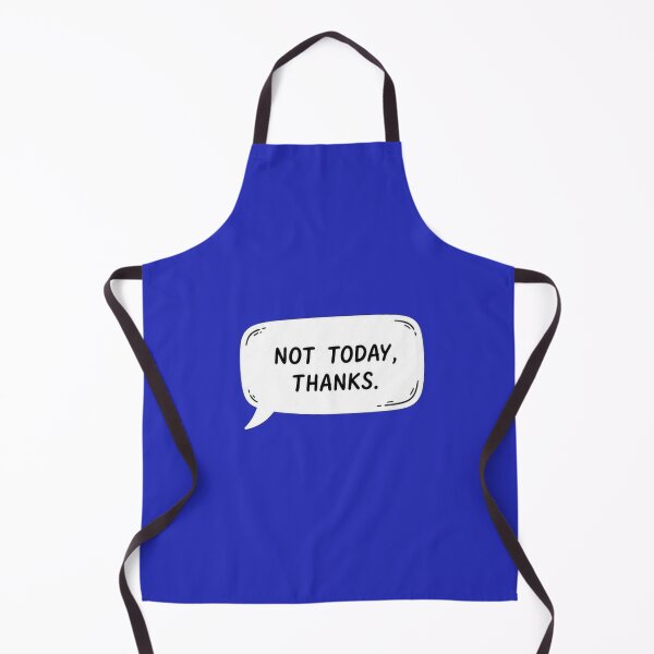 Item preview, Not Today Thanks - Minimal Speech Bubble Aesthetic Shirt designed and sold by JustResultsCo.