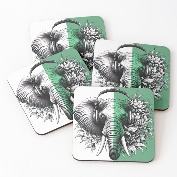 Item preview, Jungle Rhythms - Green version designed and sold by heptenart.