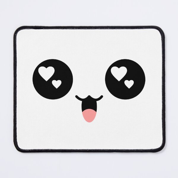 Item preview, Cute kawaii owo joyful heart eyes face designed and sold by BlushyPrint.