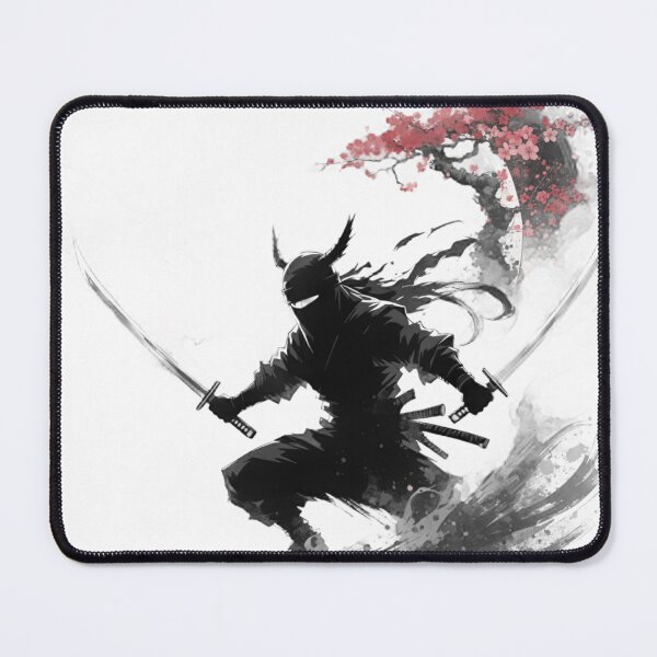 Item preview, Shadow Samurai Ink Splash Warrior designed and sold by Print culturee.