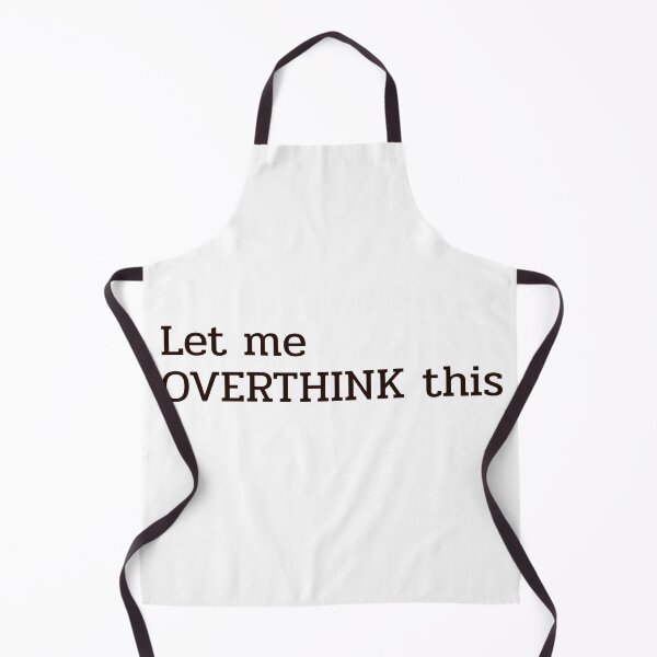 Item preview, Let Me Overthink This — Funny Overthinker Sticker designed and sold by MYNDesigns.