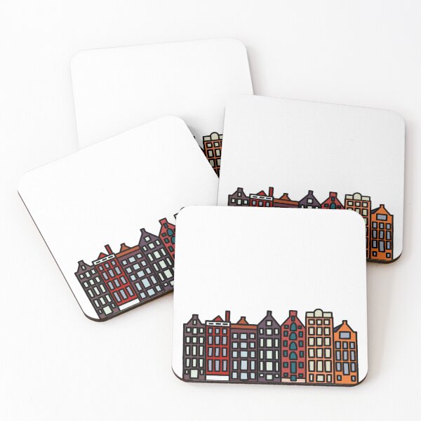Item preview, Amsterdam Canal Houses | Postcards from Amsterdam Collection designed and sold by BellaDesignCo.