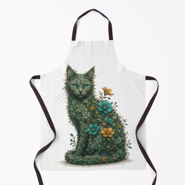 Item preview, Floral Spirit Cat designed and sold by MarekoraStudio.