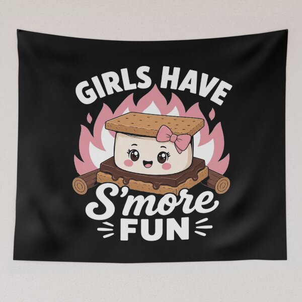 Item preview, Girls Have Smore Fun Camping Smores Camp Women Girl Kids designed and sold by clothesy7.