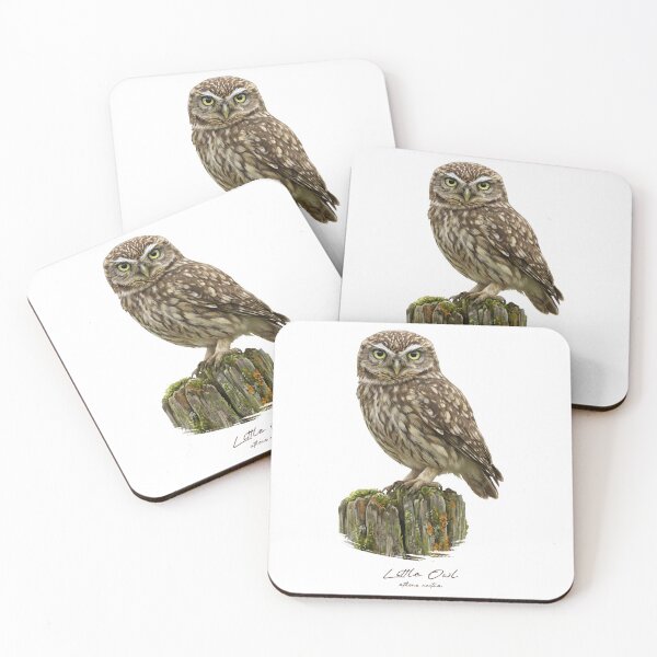 Item preview, Little Owl on Mossy Stump designed and sold by Takeda-art.