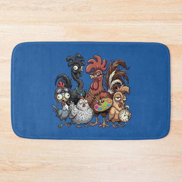 Item preview, Crazy Chicken Family Rooster Art Gifts for Men Women  designed and sold by alenaz.