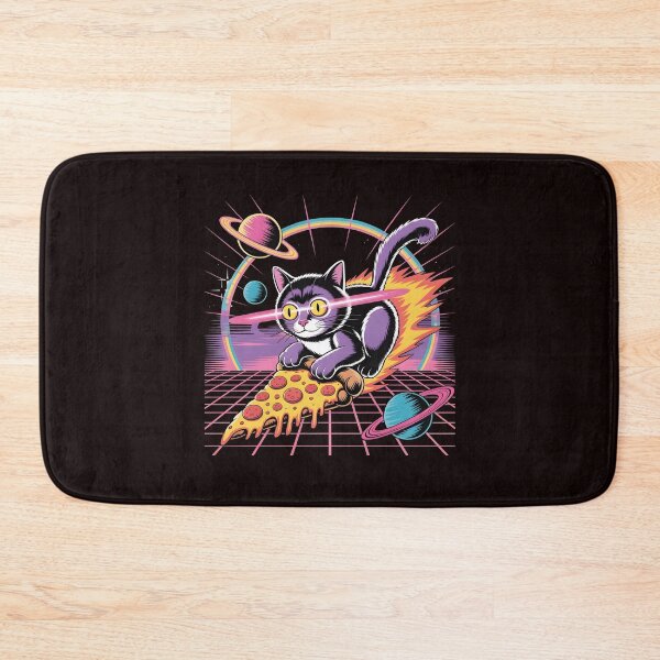 Item preview, Space Cat Pizza Rainbow Laser Eyes Galaxy Cat designed and sold by Redgiant87x.
