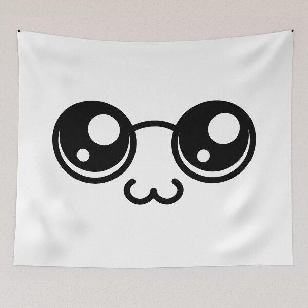 Item preview, Cute kawaii looking nerdy face designed and sold by BlushyPrint.