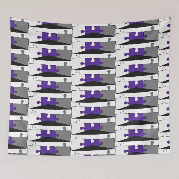 Item preview, Demisexual Puzzle Pieces Pride Flag designed and sold by HarveyHandcraftsandDesigns.