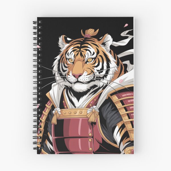 Item preview,  Tiger Samurai Warrior Portrait Japanese Anime Graphic T-Shirt designed and sold by DarylWelsh2024.