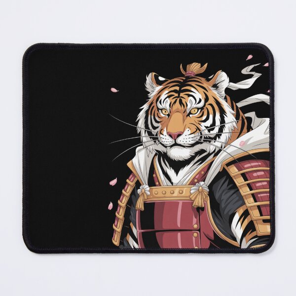 Item preview, Tiger Samurai Warrior Portrait Japanese Anime Graphic T-Shirt designed and sold by DarylWelsh2024.