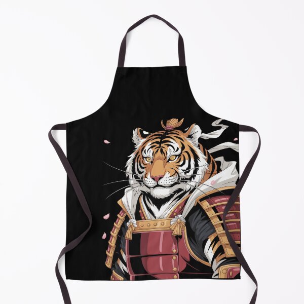 Item preview, Tiger Samurai Warrior Portrait Japanese Anime Graphic T-Shirt designed and sold by DarylWelsh2024.