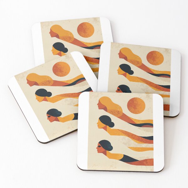 Item preview, Wall Art - Postcard - Abstract Swimmers in Motion designed and sold by ForeverPrintsOK.