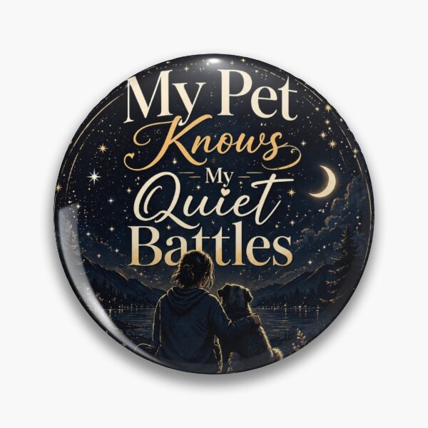 Item preview, My Pet Knows My Quiet Battles Emotional Support Dog Shirt designed and sold by Safe Haven Pets.