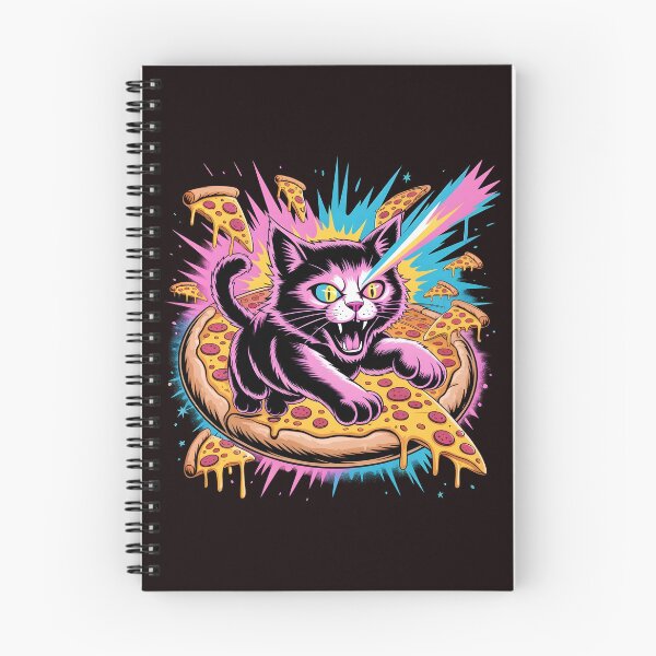 Item preview, Space Cat Pizza Cosmic Riding Kitty With Pizza Slice designed and sold by Redgiant87x.