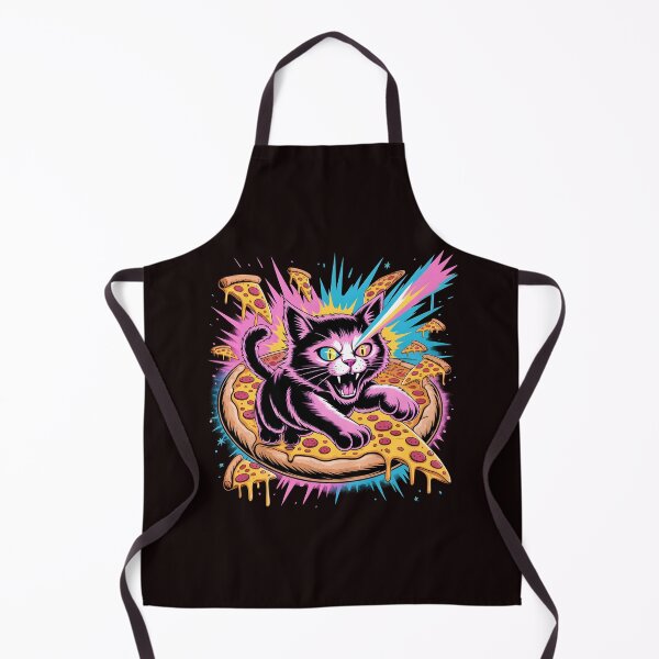 Item preview, Space Cat Pizza Cosmic Riding Kitty With Pizza Slice designed and sold by Redgiant87x.