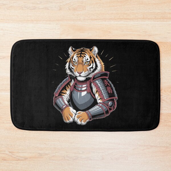 Item preview,  Tiger Samurai Kanji Japanese Warrior Armour Graphic T-Shirt designed and sold by DarylWelsh2024.