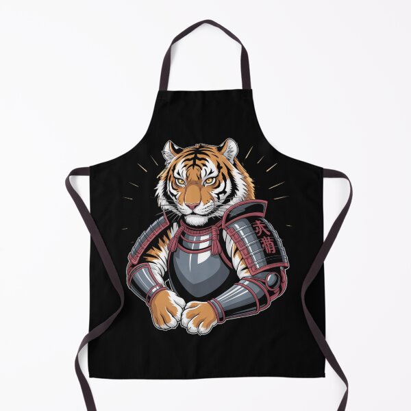 Item preview, Tiger Samurai Kanji Japanese Warrior Armour Graphic T-Shirt designed and sold by DarylWelsh2024.