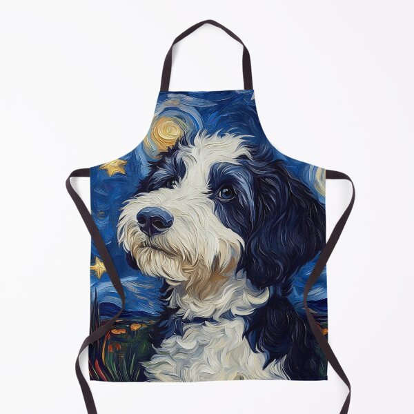 Item preview, Sheepadoodle Starry Night designed and sold by Myra365Art.