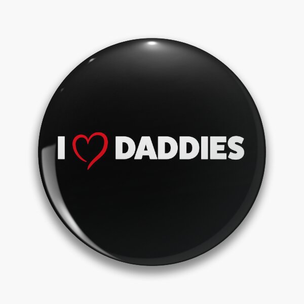 Item preview, I Love Daddies – Bold Gay Daddy Typo Statement Art designed and sold by Neofly.Art.
