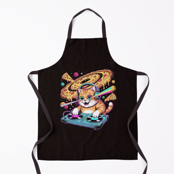 Item preview, Space Cat Pizza Retro Galaxy Rainbow Cat  designed and sold by Redgiant87x.