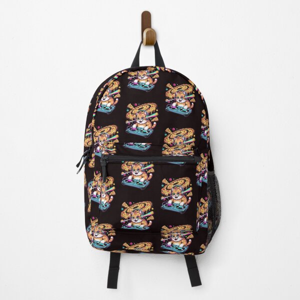 Item preview, Space Cat Pizza Retro Galaxy Rainbow Cat designed and sold by Redgiant87x.