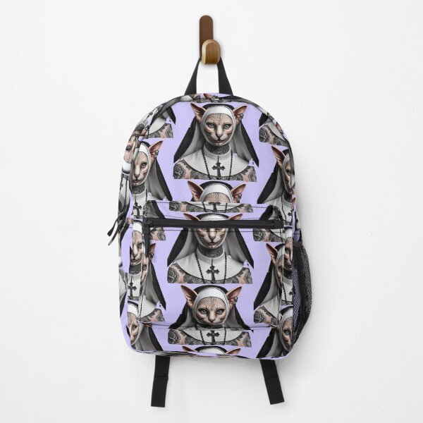 Item preview, Creepy Cute Sphynx Cat with Pastel Goth Aesthetic designed and sold by LujziWorld.