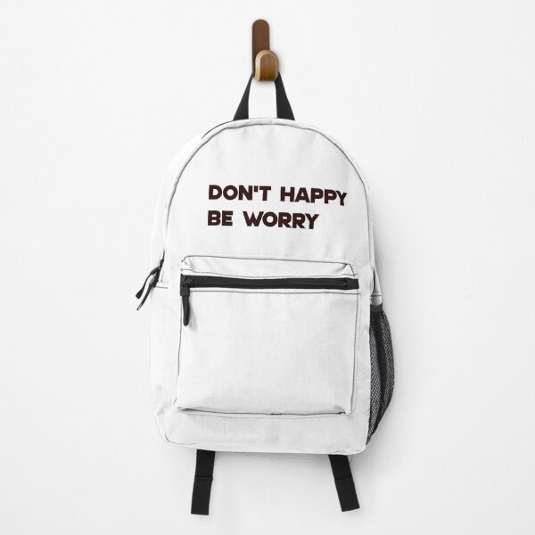 Item preview, Don't Happy Be Worry — Funny Anxiety Sticker for Overthinkers designed and sold by MYNDesigns.