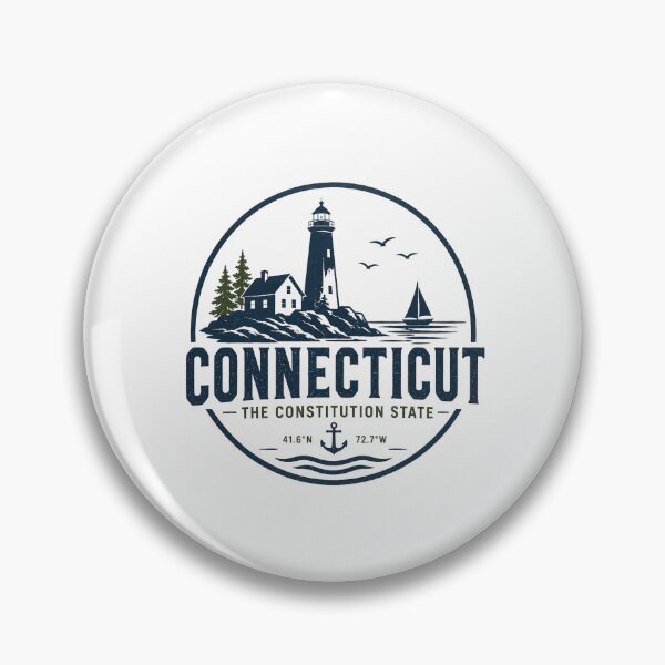Item preview, Connecticut State Print Logo / Connecticut Pride designed and sold by Thehatinthecat.