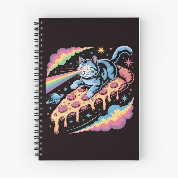 Item preview, Space Cat Pizza Laser Eyes Kitty Galaxy Food  designed and sold by Redgiant87x.